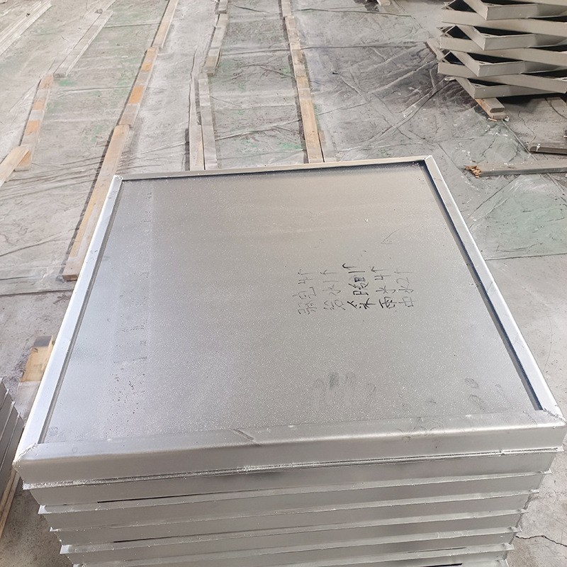 304不锈钢装饰井盖 方形隐形窨井盖 市政道路201不锈钢污水阴井盖图2