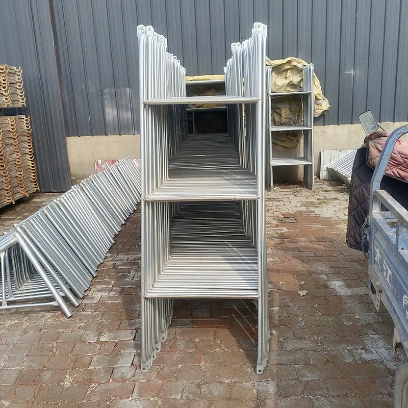 定制 脚手架批发工厂直发 梯式脚手架 镀锌活动架 建筑装修架图3