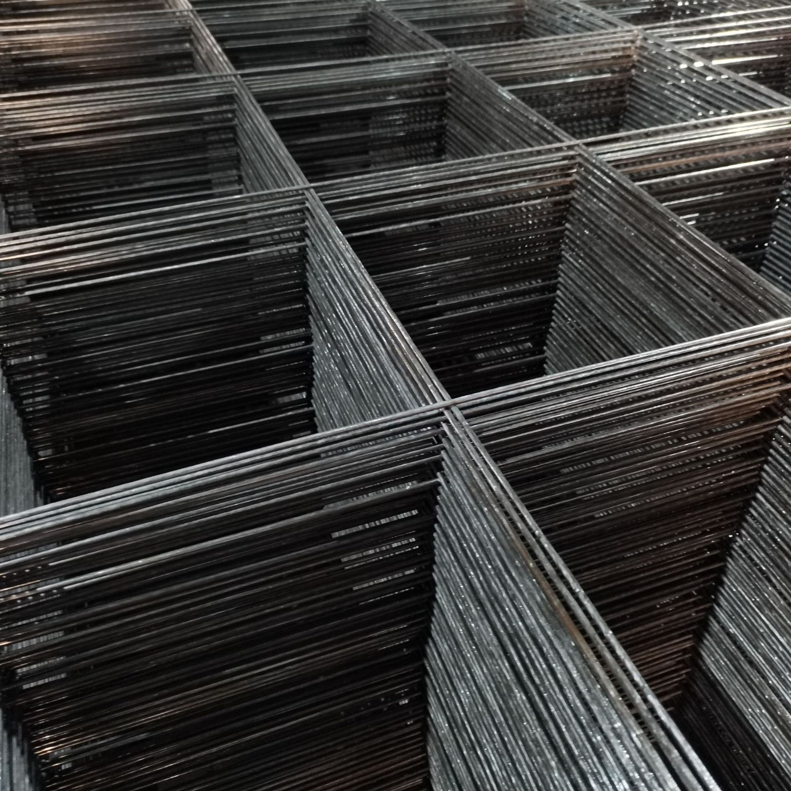 建筑网片水泥防裂网 加粗螺纹钢丝网格片地面桥梁钢筋网片 铁网片图2