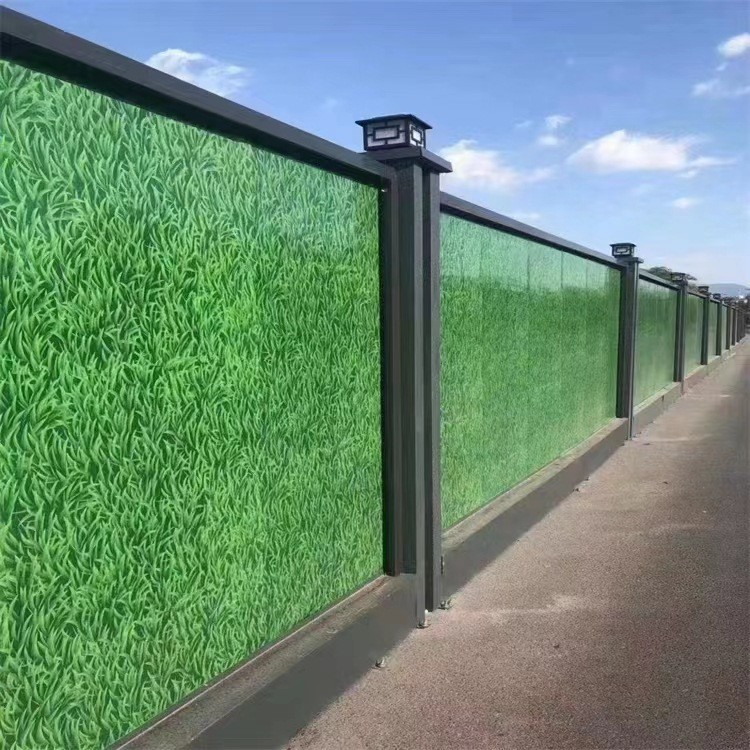 装配式钢结构泡沫夹心围挡市政工地临时施工新型围栏锌钢草坪护栏图2