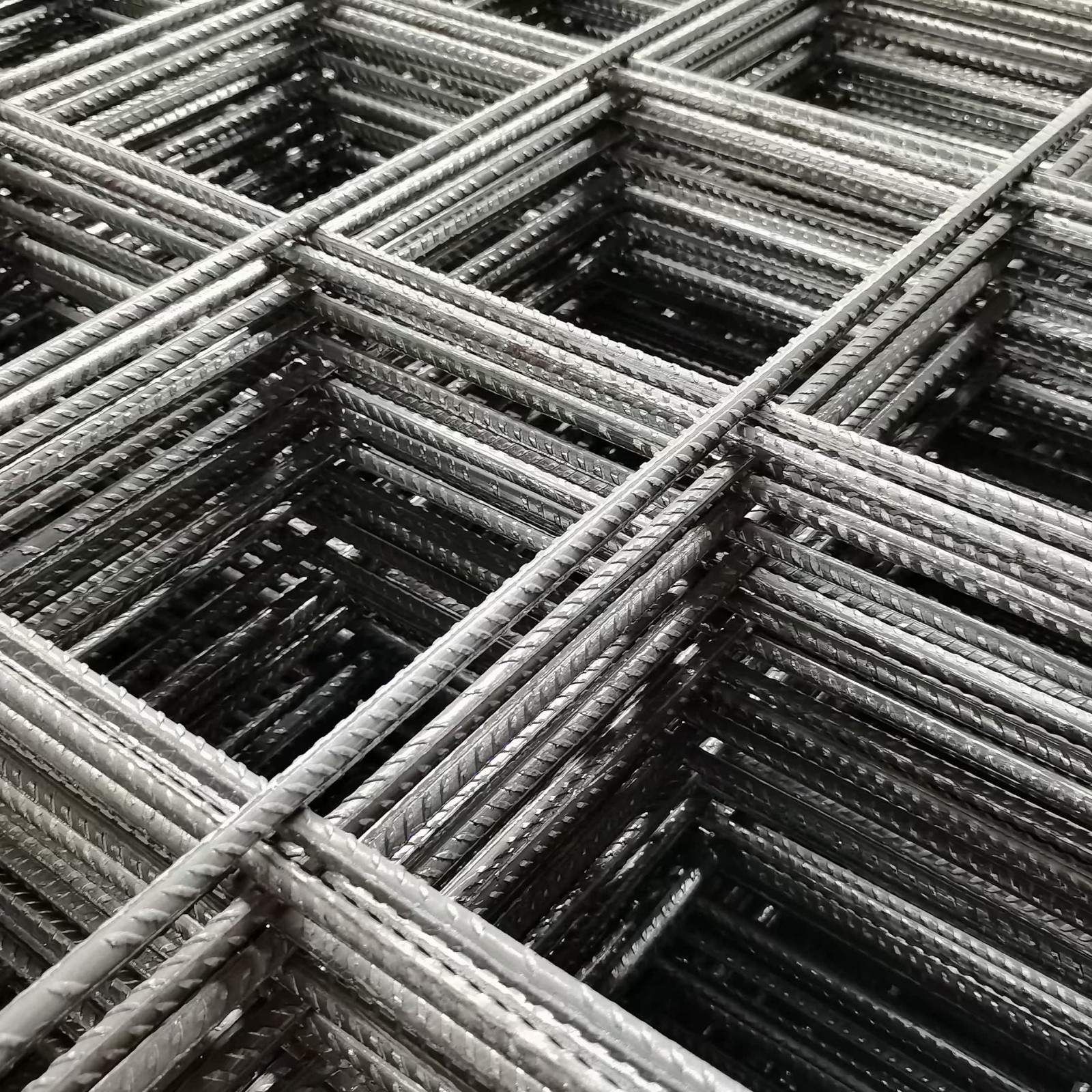 钢丝网片桥梁路面螺纹钢丝网工地专用混凝土浇筑防裂建筑钢筋网片图2