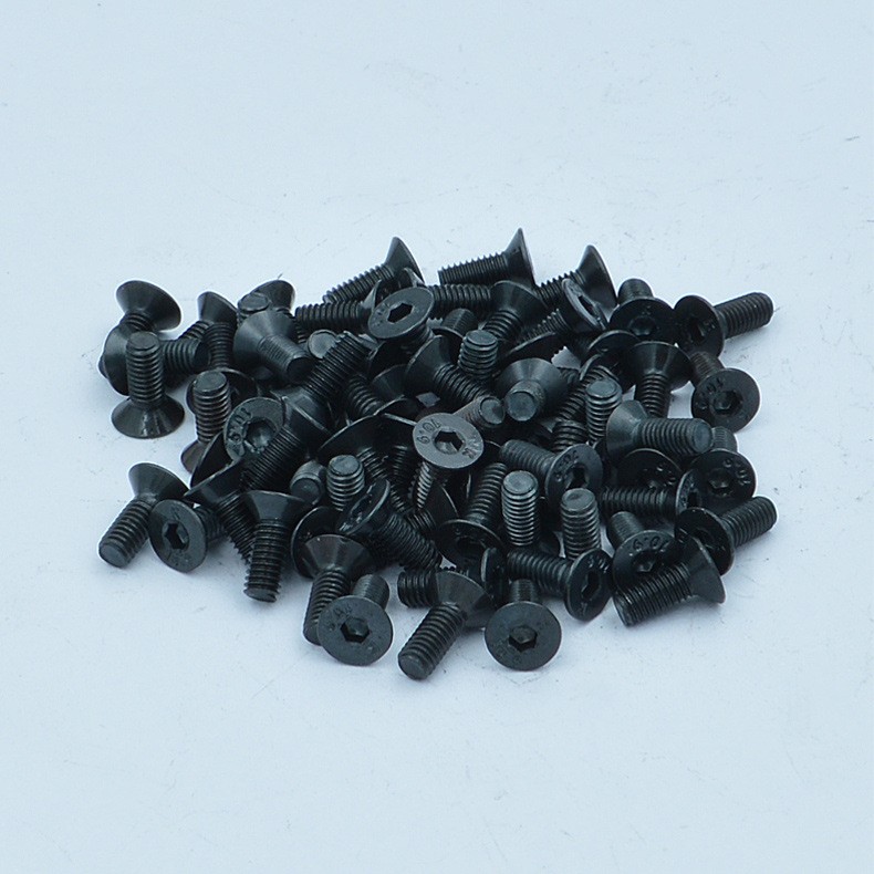 沉杯DIN7991碳钢10.9级黑色沉头螺栓发黑平头螺栓内六 角沉头螺丝图3