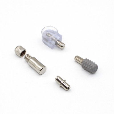 隐形玻璃层板托架活动隔板钉支架衣柜橱柜木板柜子固定板托钉吸盘