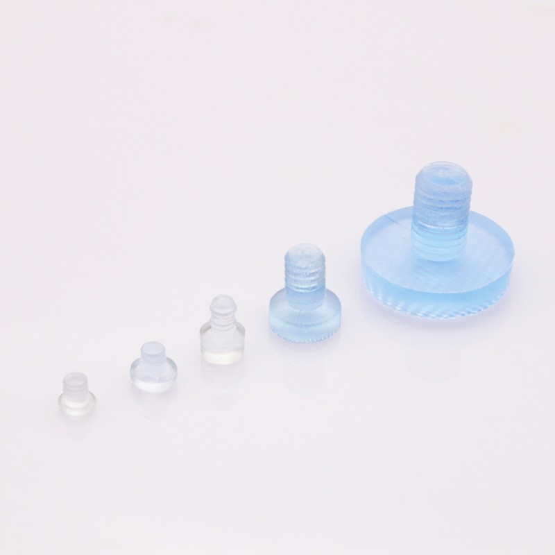 华美盛批发家具橱柜防撞防碰胶粒 静音透明硅胶软胶粒嵌入式孔塞图2