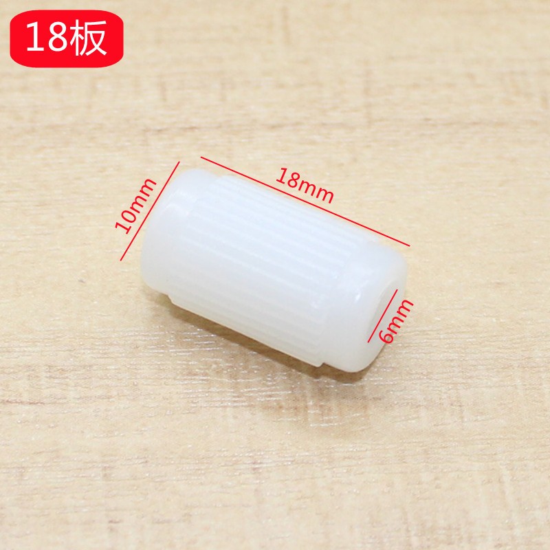 三合一双向直通连接件 通孔胶粒双通预埋双头塑料连接螺母 预埋件图3