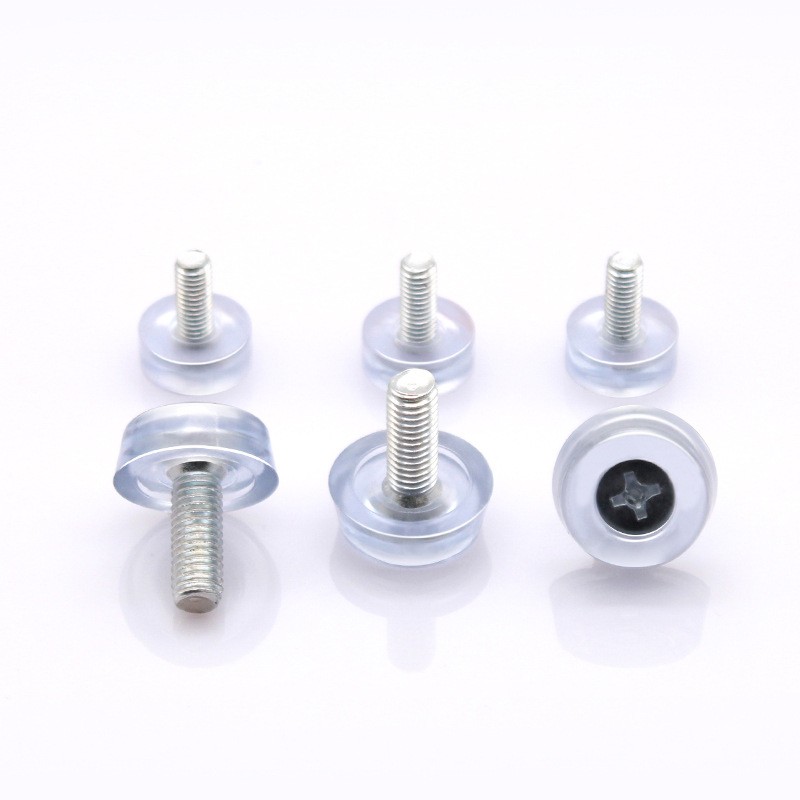 硬胶透明可调 新款地脚垫 可调脚 办公脚垫 衣架脚 货架脚 调整脚图2