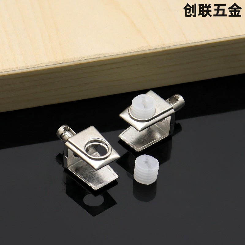 厂家直购 膨胀可调玻璃夹 隔板托锌合金可调玻璃固定夹层板玻璃夹图2