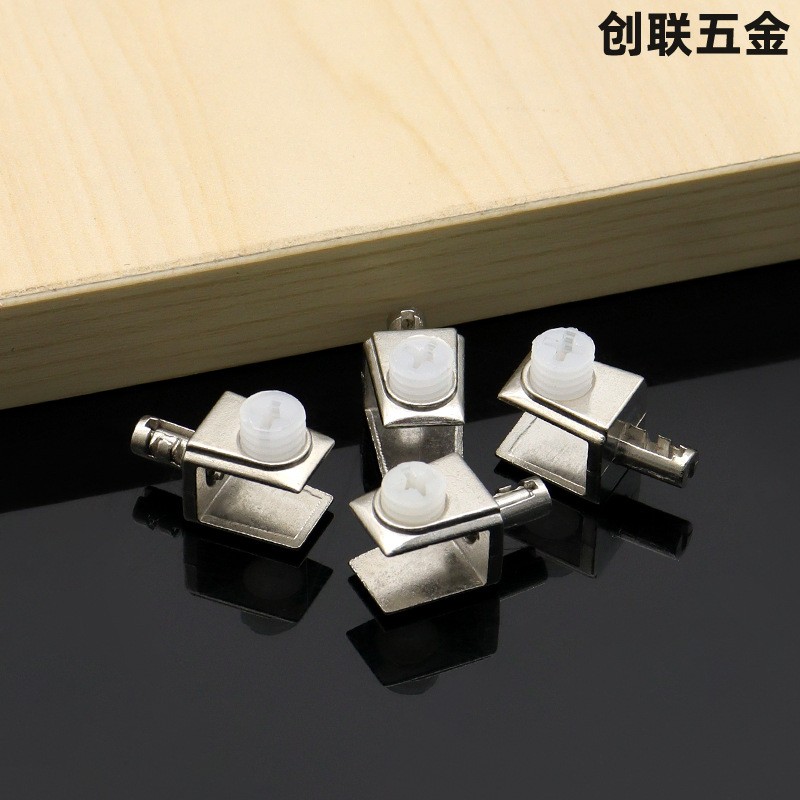 厂家直购 膨胀可调玻璃夹 隔板托锌合金可调玻璃固定夹层板玻璃夹图3