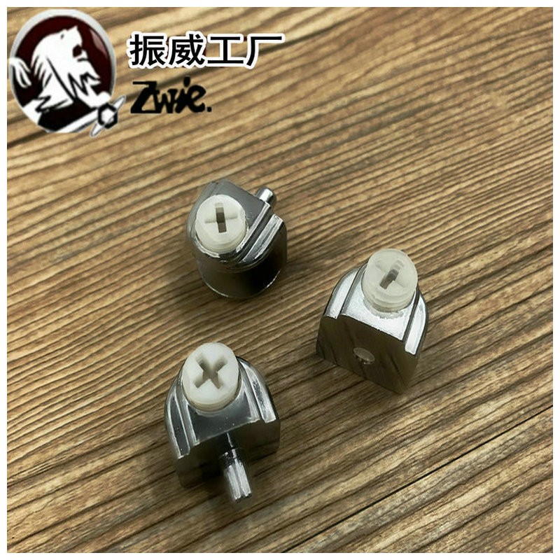 不锈钢玻璃固定夹 单头鱼嘴玻璃夹 五金家具配件u型玻璃夹图3