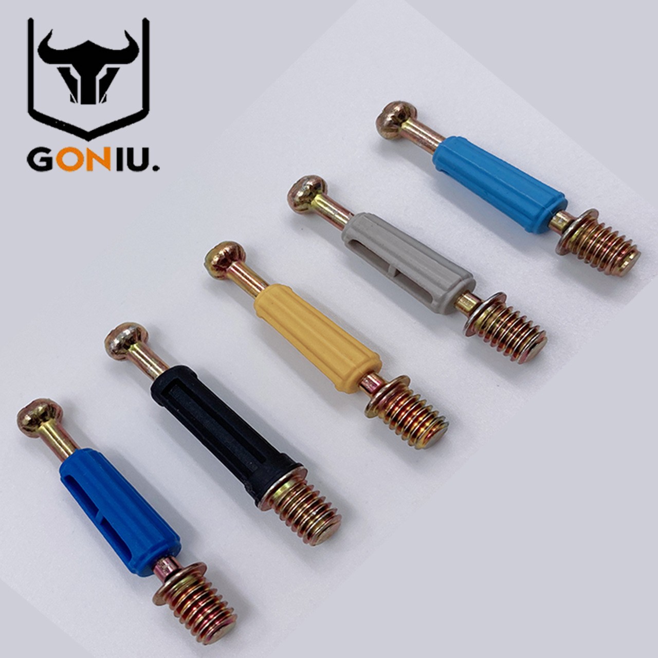 新型二合一连接件 橱柜衣柜家具快装连接杆 新款快装三合一连接件图2