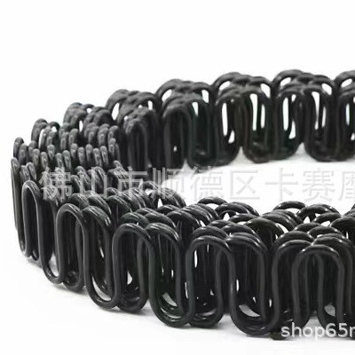 厂家批发沙发弹簧五金配件弹簧3.8线黑色弹簧自剪弹簧图2
