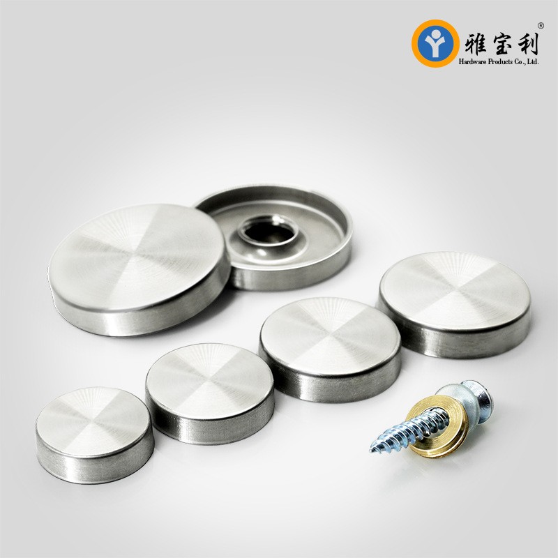 车边固定广告钉 不锈钢铜圈镜钉 玻璃钉装饰钉平面镜子装饰钉扣子图2