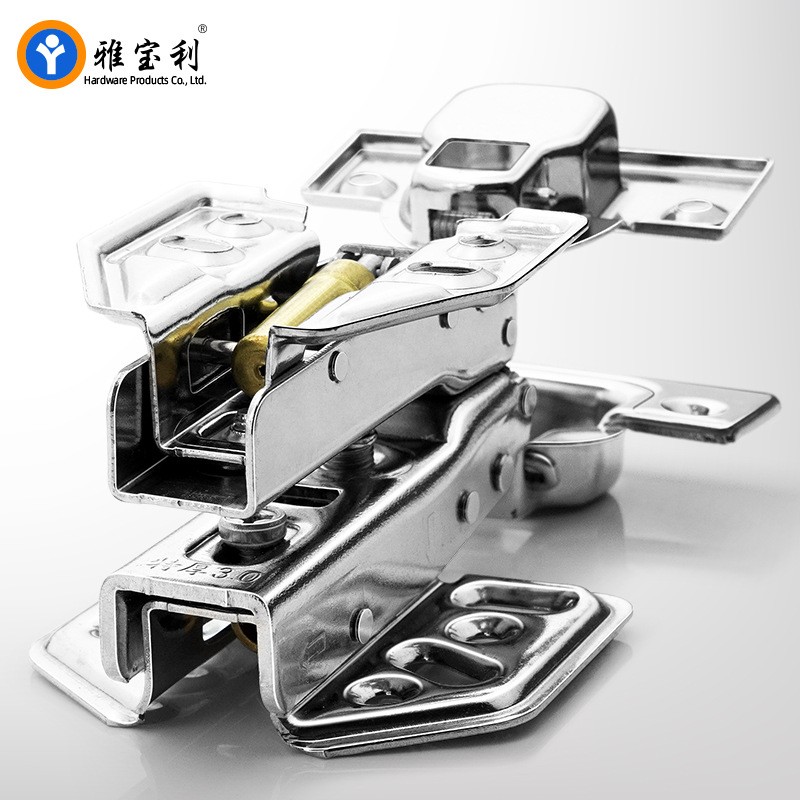 厂家批发加厚304不锈钢铰链液压缓冲阻尼飞机合页家具衣柜门绞链图2