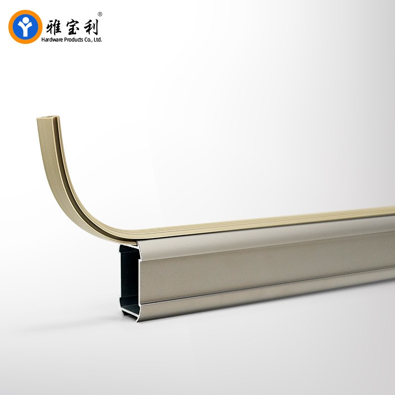 现货衣柜挂衣杆木制衣柜挂衣服杆铝合金工字型挂衣杆衣通杆批发图3