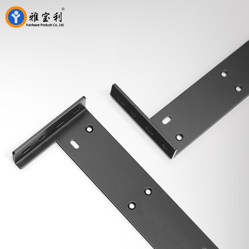 隐藏悬浮柜支架悬空L形重型吊码电视柜浴室柜吊柜隐形承重托架图2