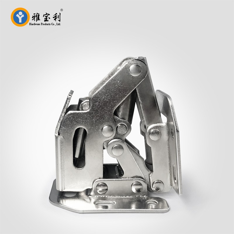 免打孔铰链折页冷轧钢通用免开孔合叶衣柜橱柜门合页家具五金配件图2