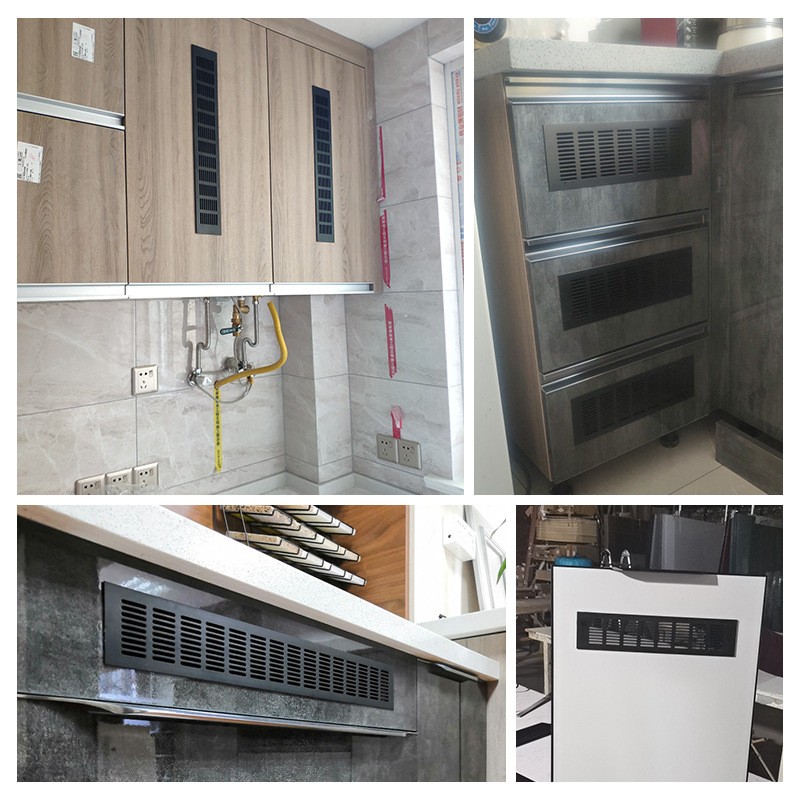 铝合金透气网 长方形衣柜透气孔橱柜透气网多用途通风孔厂家批发图2