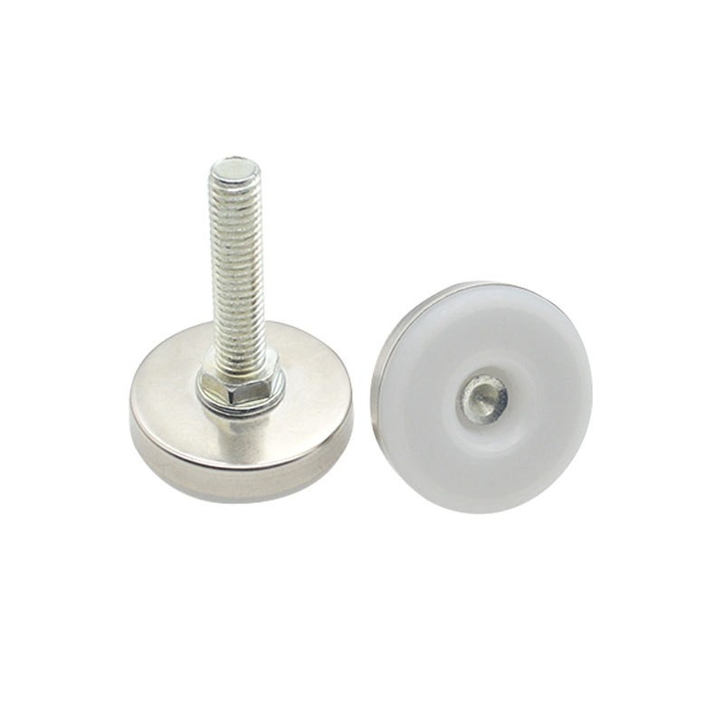 不锈钢白底调节脚家具脚垫高可调脚桌脚增高垫货架底脚调节配件批图3