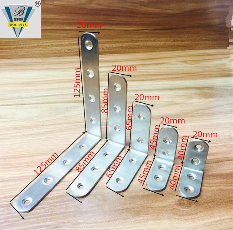 厂价批发 优质不锈钢角码 层板支架 拉丝支架 L型角码不锈钢支架图3