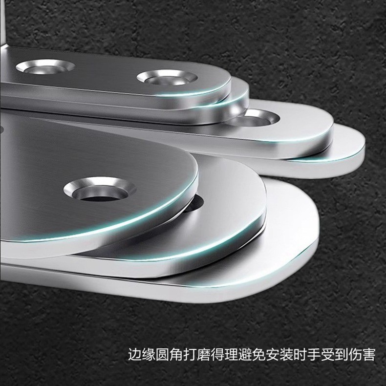 加厚不锈钢角码90度直角支撑固定支架层板托L型角码T型家具连接件图2