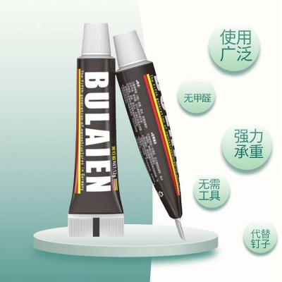 厂家直销代钉胶强力免钉胶防水免打孔卫浴五金快干型玻璃胶万能胶