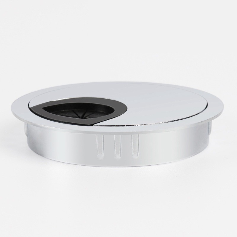 锌合金穿线孔盖穿线孔过线孔装饰盖锌合金走线孔圈圆形线孔盖板图2