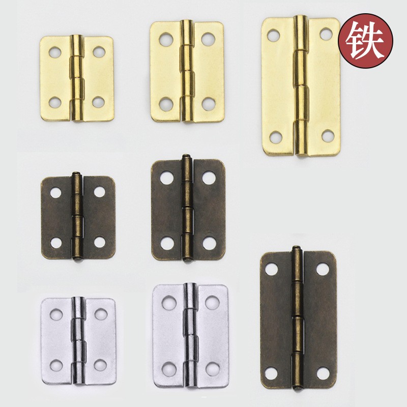 微型迷你小合页平开礼品盒木盒合叶折叠蝴蝶铰链手工金属合页批发图3