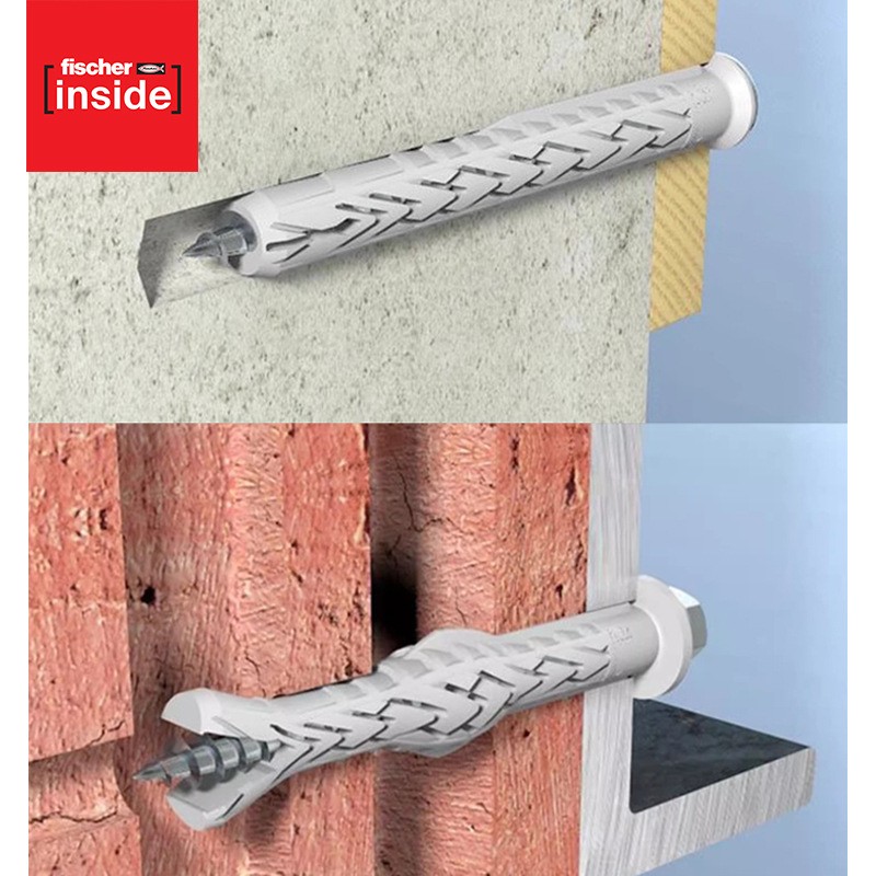 慧鱼膨胀螺丝SXRL8X80吊柜暖气片电视支架空心砖专用万能固定螺丝图3