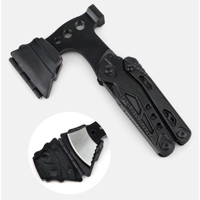 多功能斧头锤组合不锈钢折叠斧子锤子户外野营露营工具亚马逊爆款