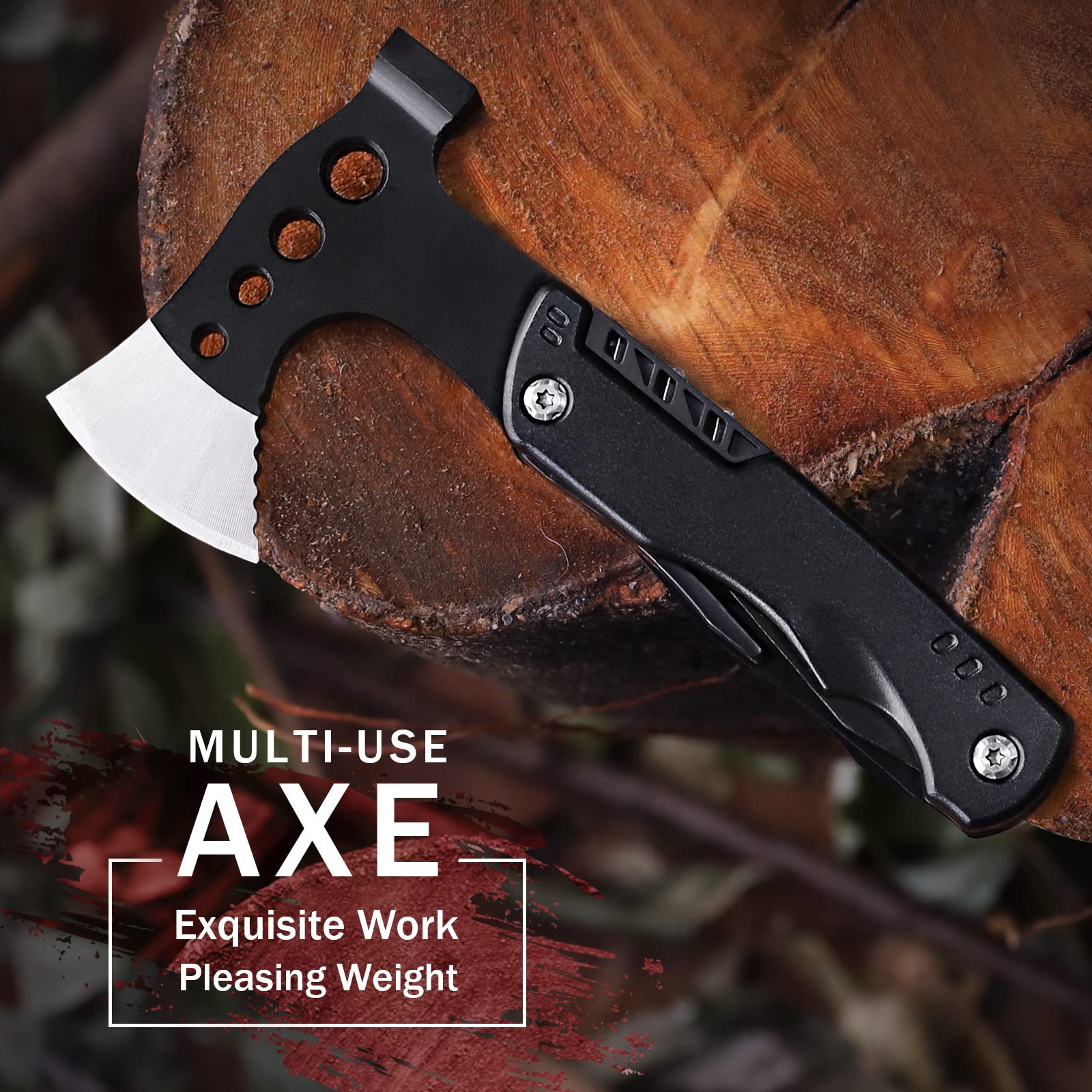 亚马逊爆款多功能斧头锤钳组合工具户外露营不锈钢多功能刀钳斧子图2