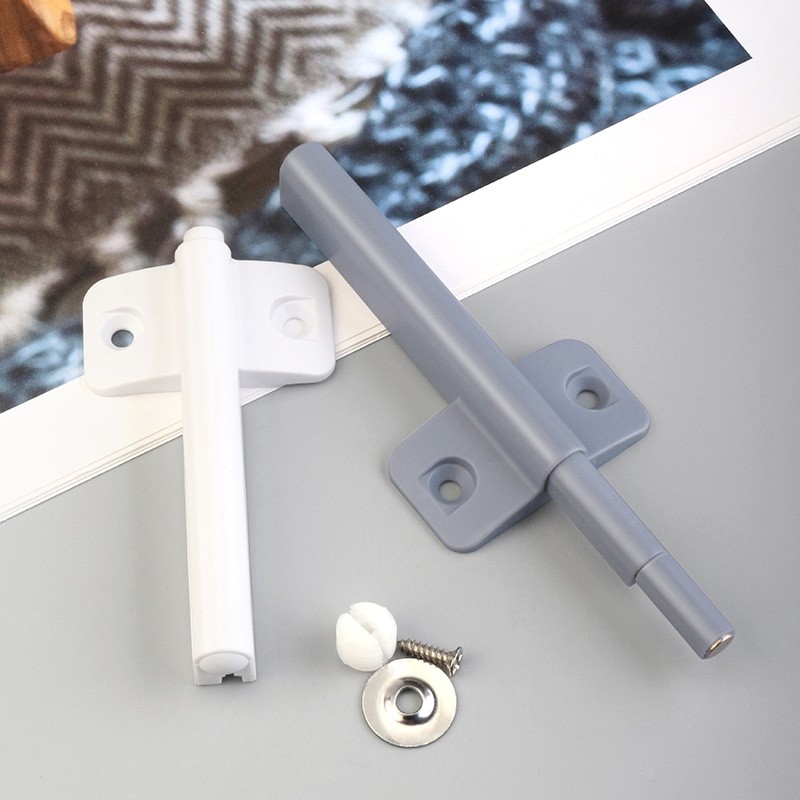 厂家直销橱柜门塑料反弹器免拉手按弹阻尼器明装磁吸自弹器开门器图2
