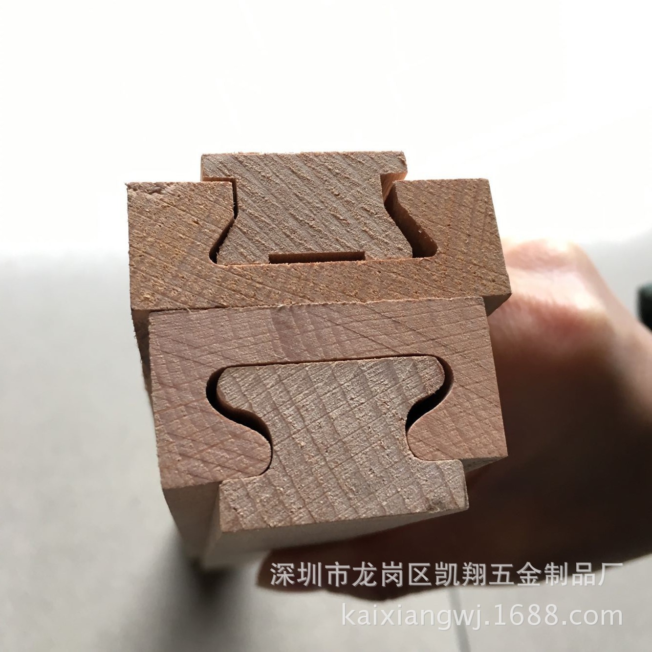 实木滑轨 二节实木抽屉滑轨 木制家具家装用导轨 家具五金导轨图2