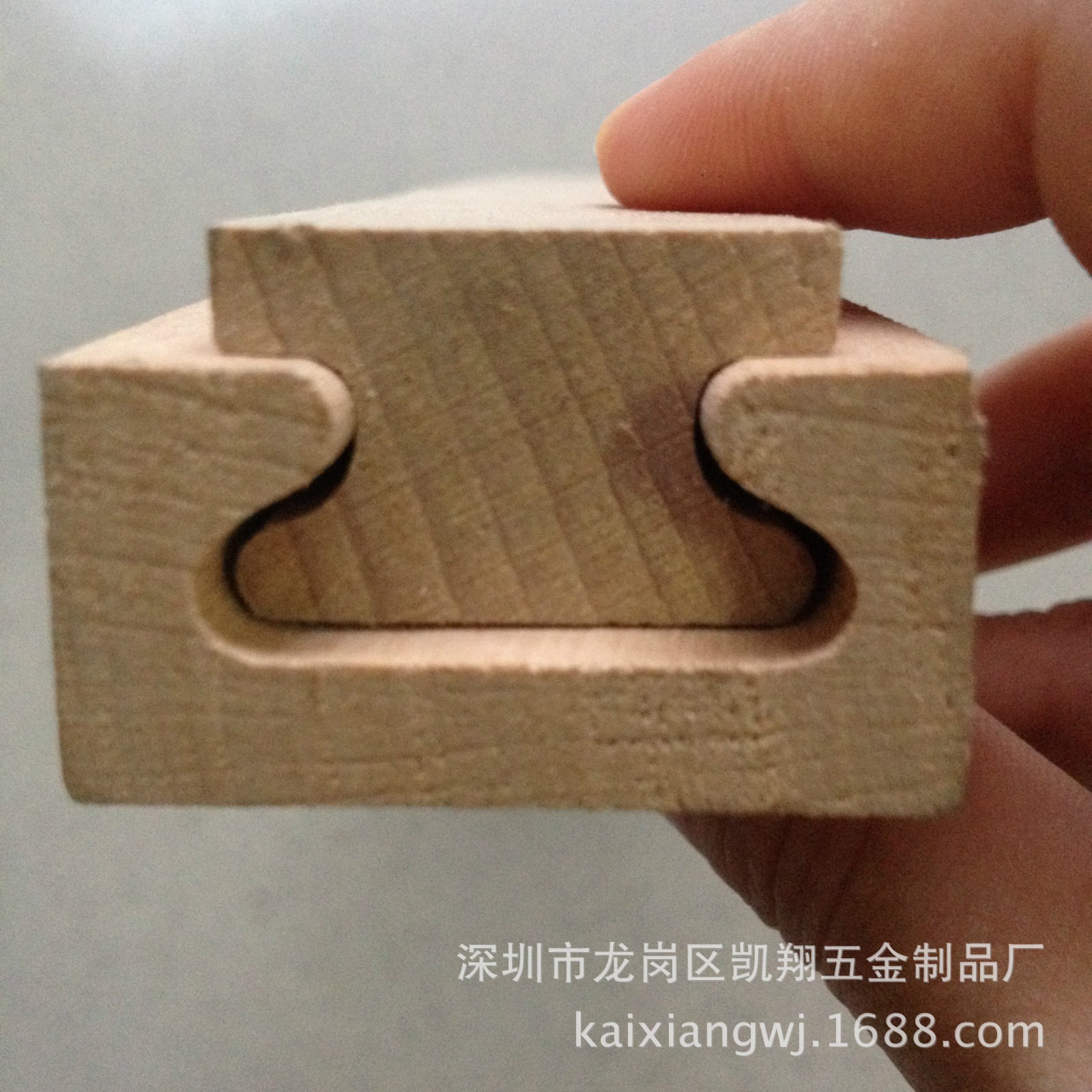 实木滑轨衣橱柜静音 家具缓冲导轨 新中式木制抽屉滑轨图3