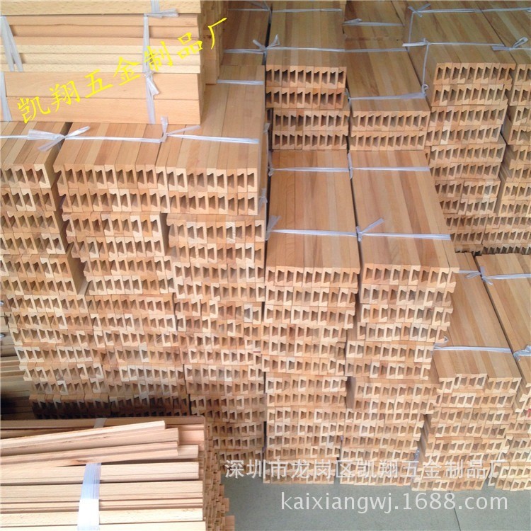 定制二节抽屉滑轨 家装五金配件导轨 餐桌滑道 金不换木质木路轨图3