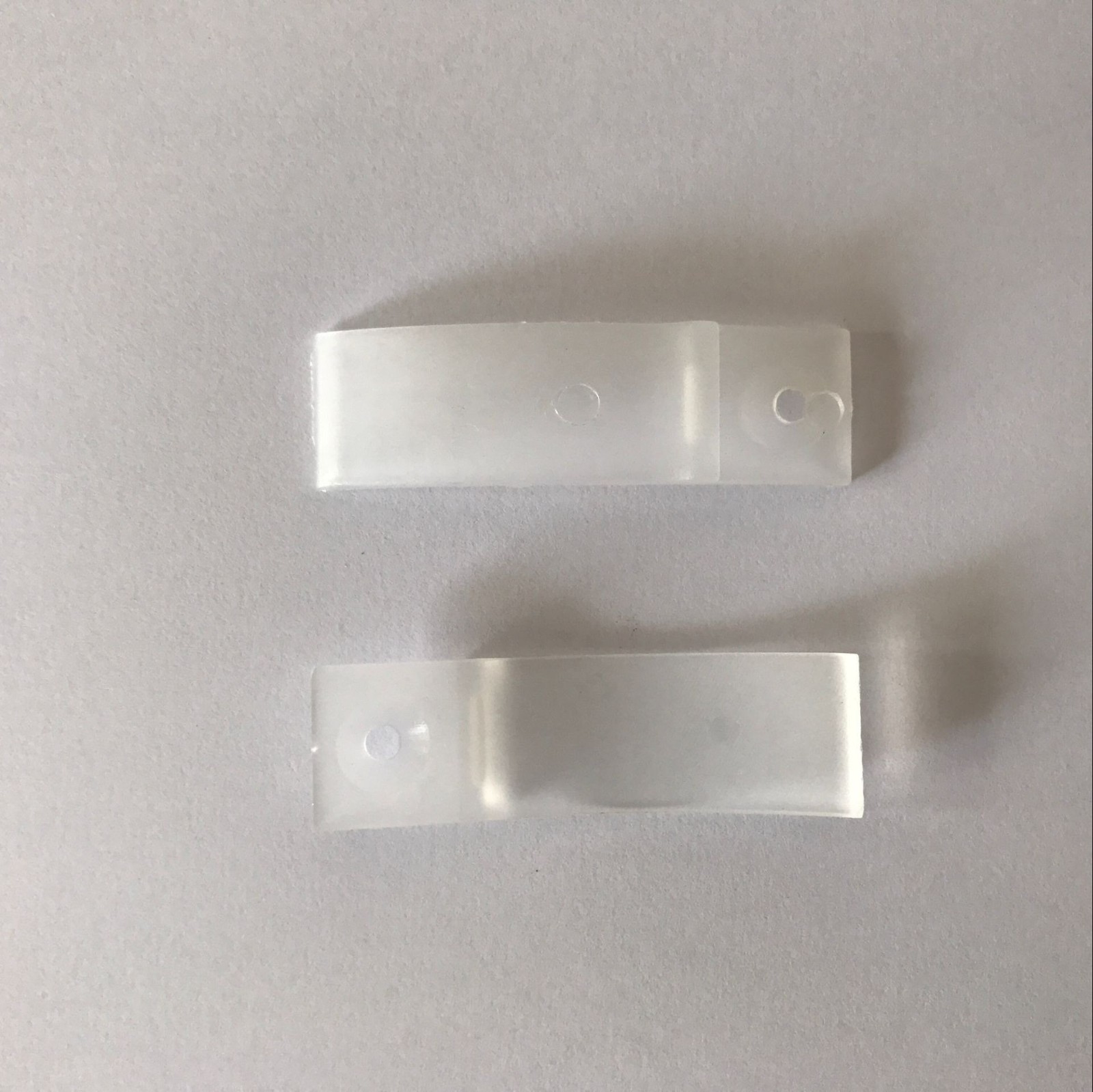 厂家定制抽屉滑轨透明档片塑胶抽屉档片 家具五金配件 半环形配件图2